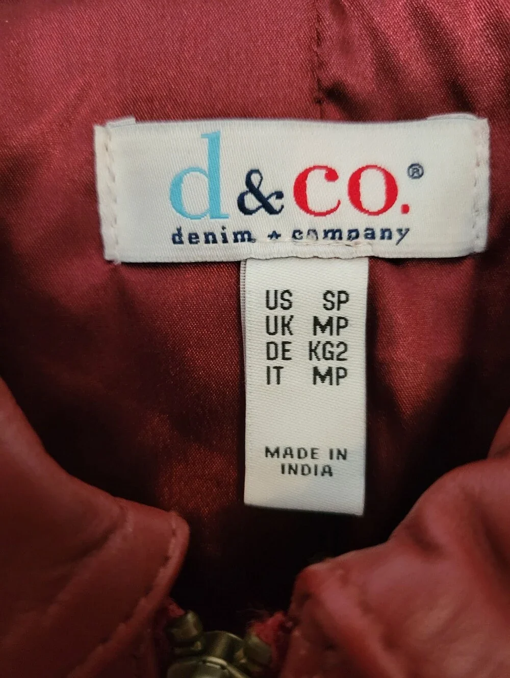 d&co Leather Jacket